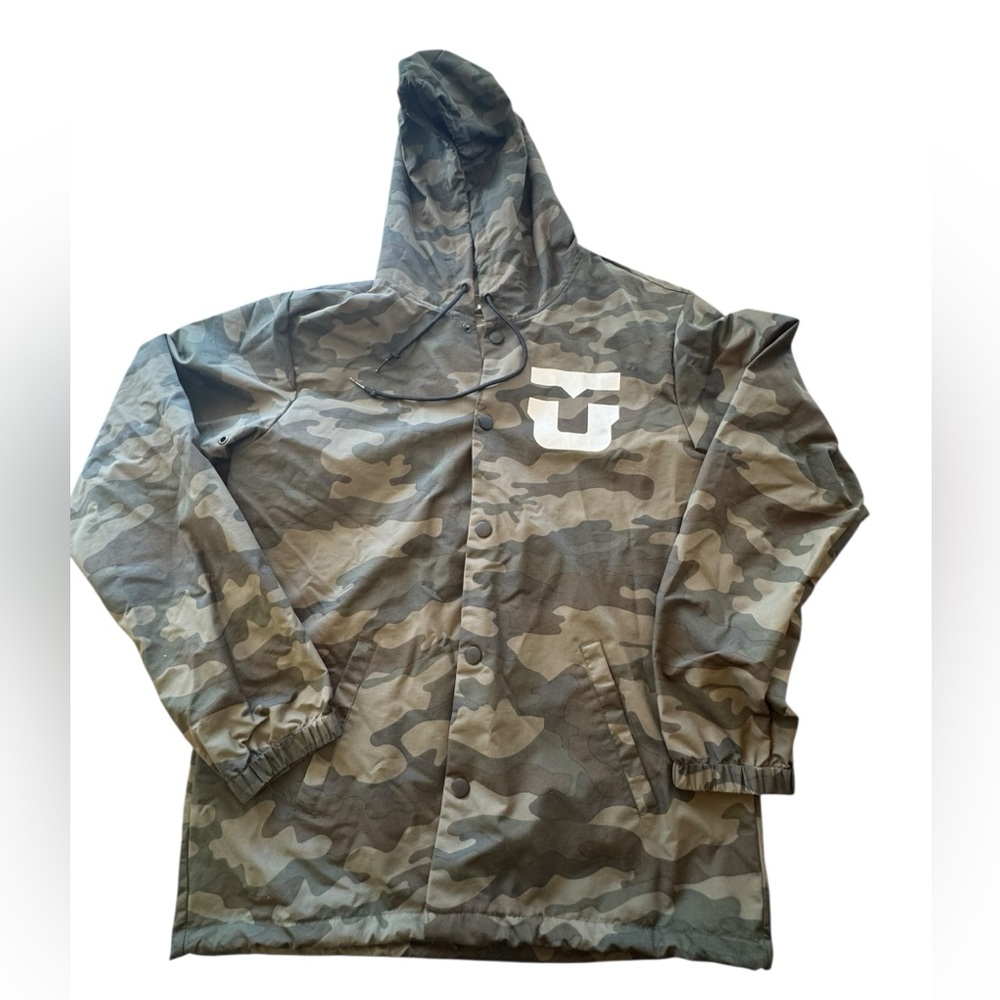 Union Binding Co Camo Nylon Windbreaker – Size L